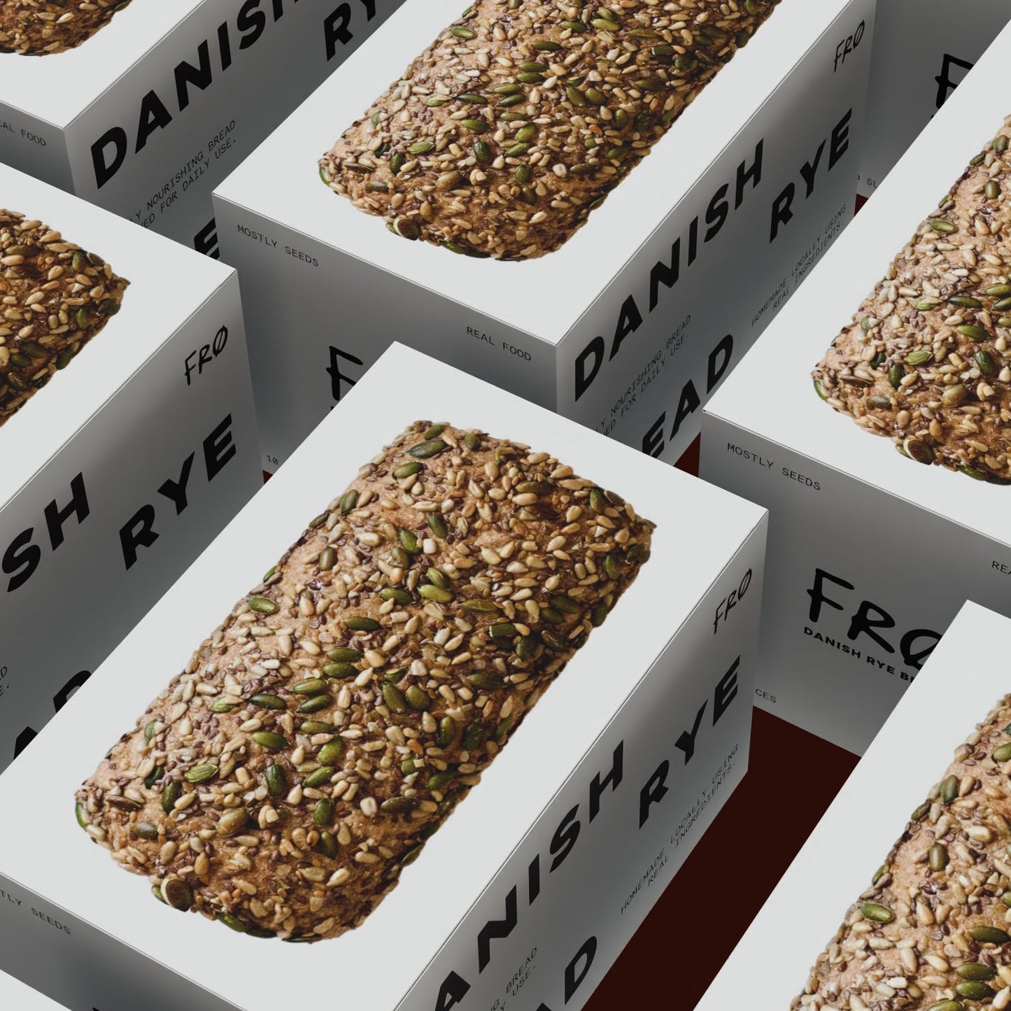 a loaf of danish rye bread