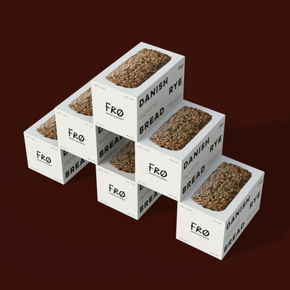 a loaf of danish rye bread